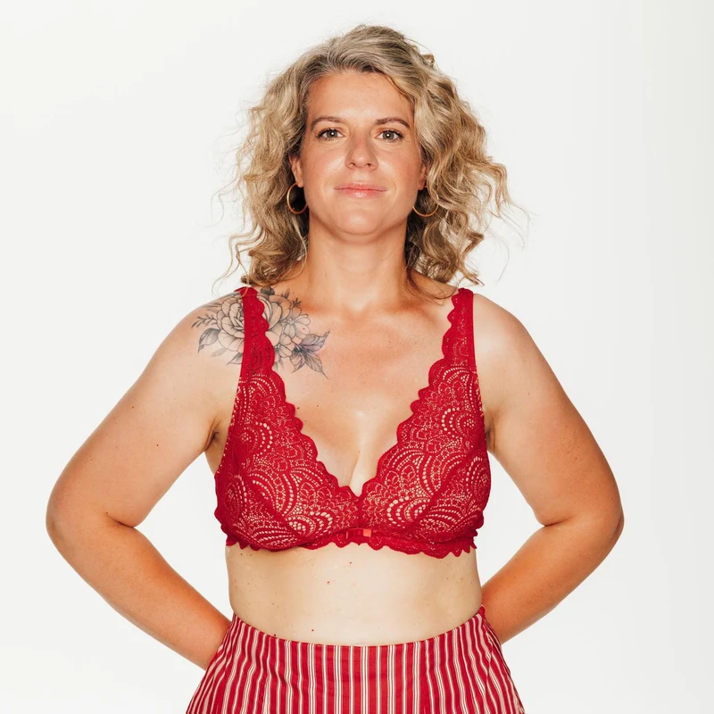 Soutien-gorge post-opératoire triangle Dentelle