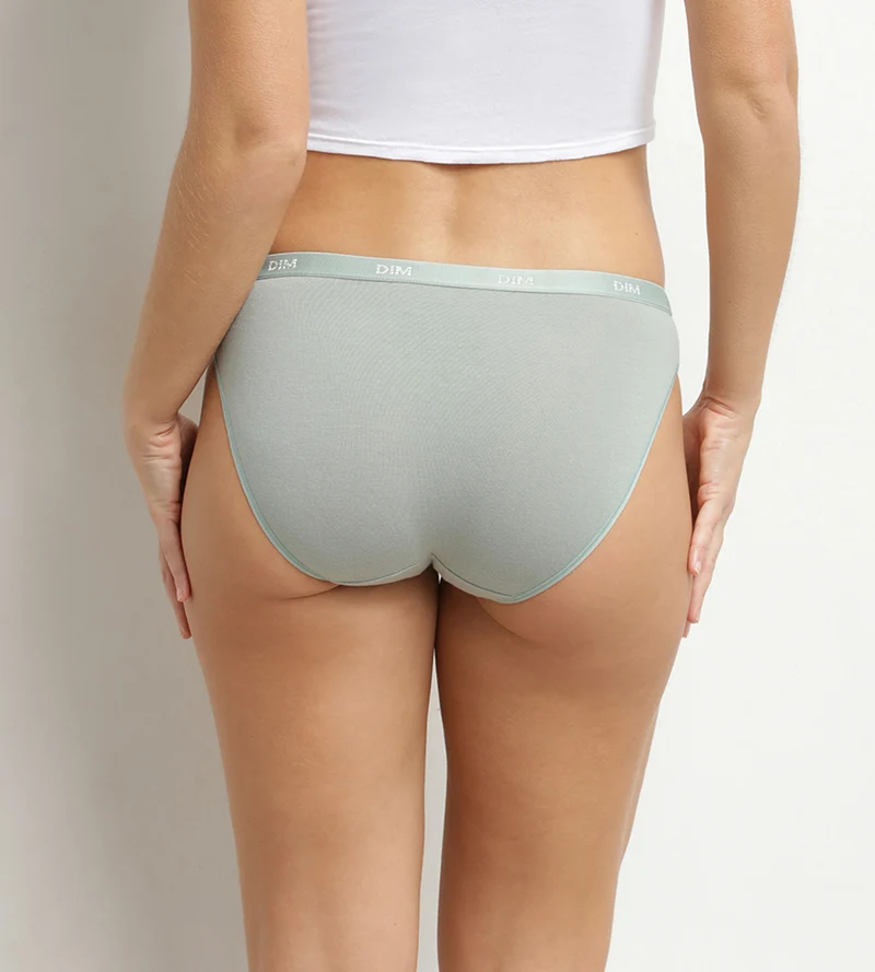 Lot de 5 slips femme coton stretch terracotta Les Pockets Ecodim
