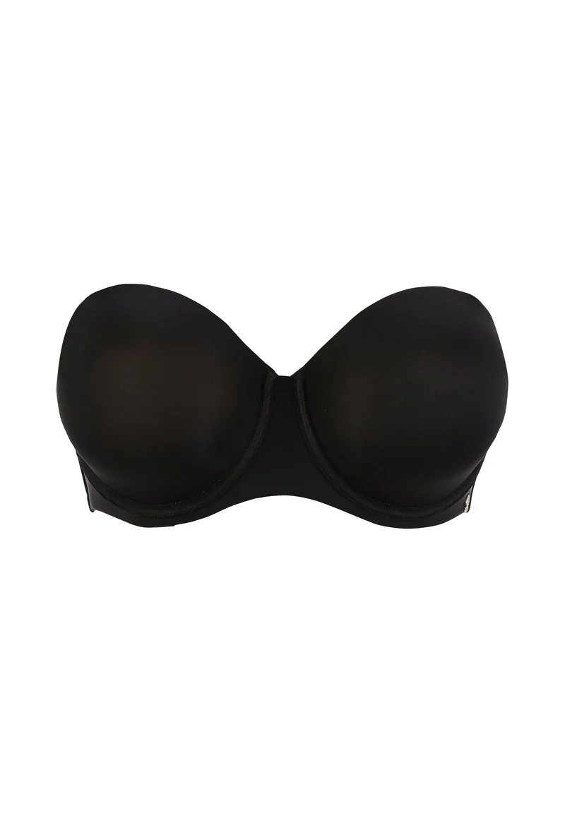 Soutien-gorge bandeau avec armatures Unseen Noir / Blush