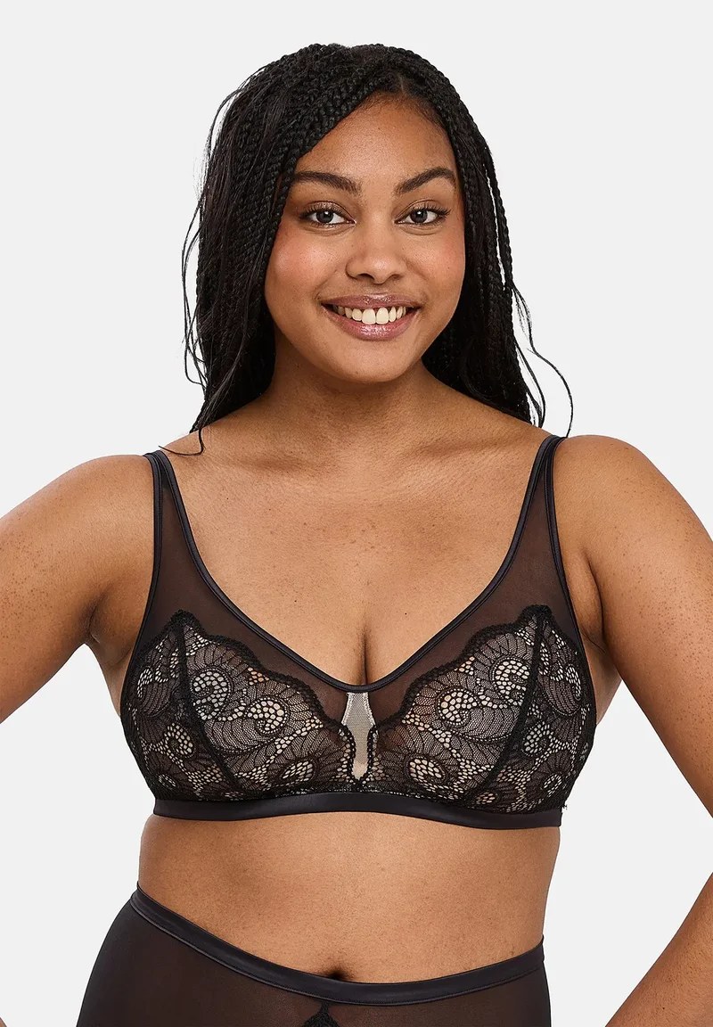 Soutien-gorge emboîtant sans armatures Serena Noir / Peau