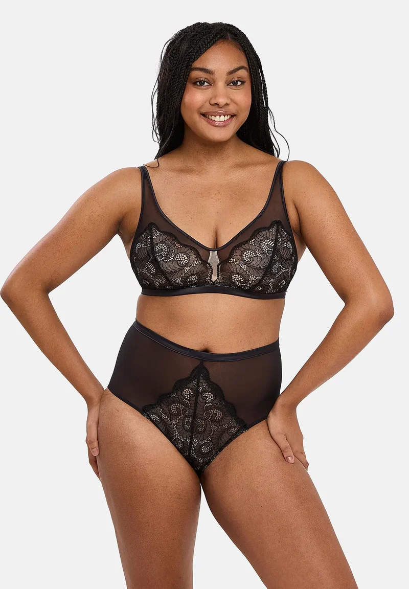 Soutien-gorge emboîtant sans armatures Serena Noir / Peau