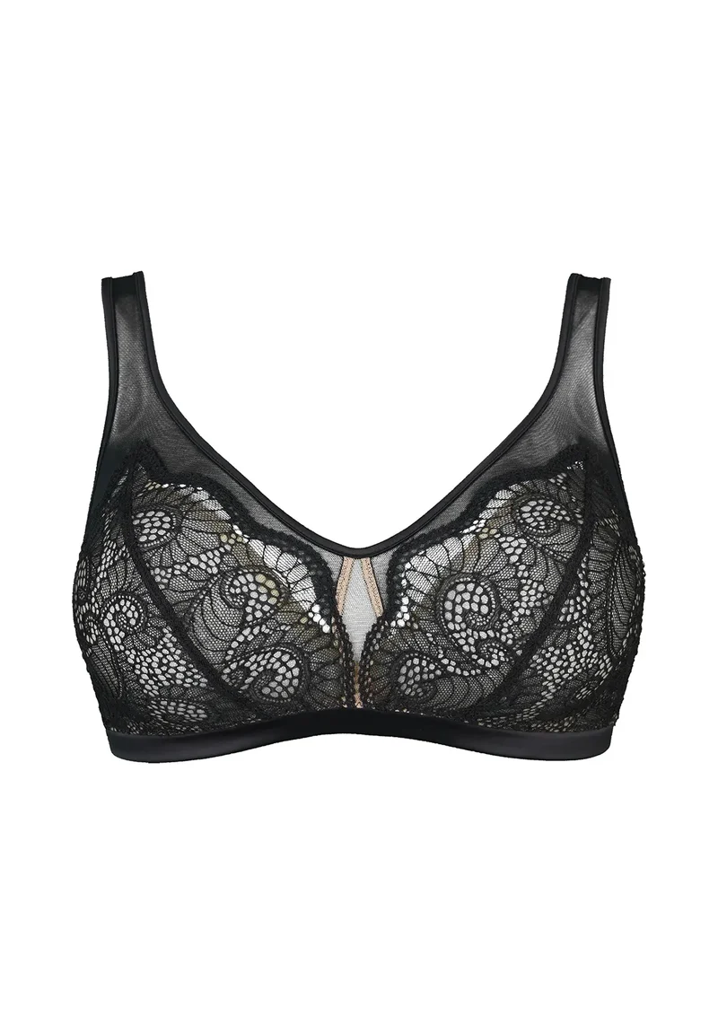 Soutien-gorge emboîtant sans armatures Serena Noir / Peau