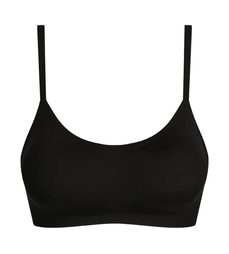 Soutien-gorge brassière en microfibre Noir Dim Invisible