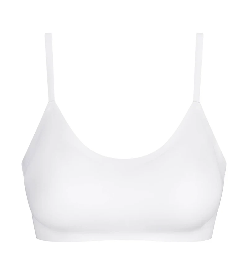 Soutien-gorge brassière en microfibre Blanc Dim Invisible