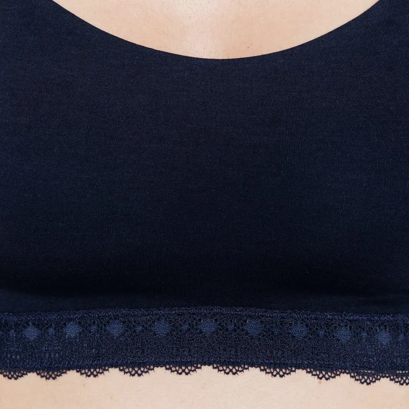 Soutien-gorge post-opératoire bleu