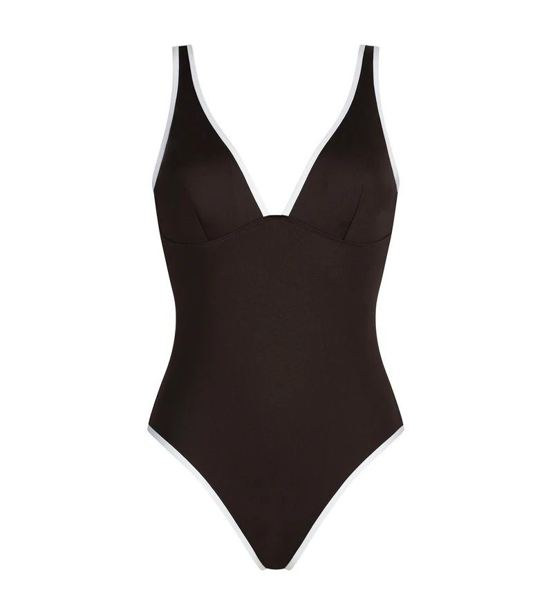 Maillot de bain une pièce femme Brun Dim Timeless