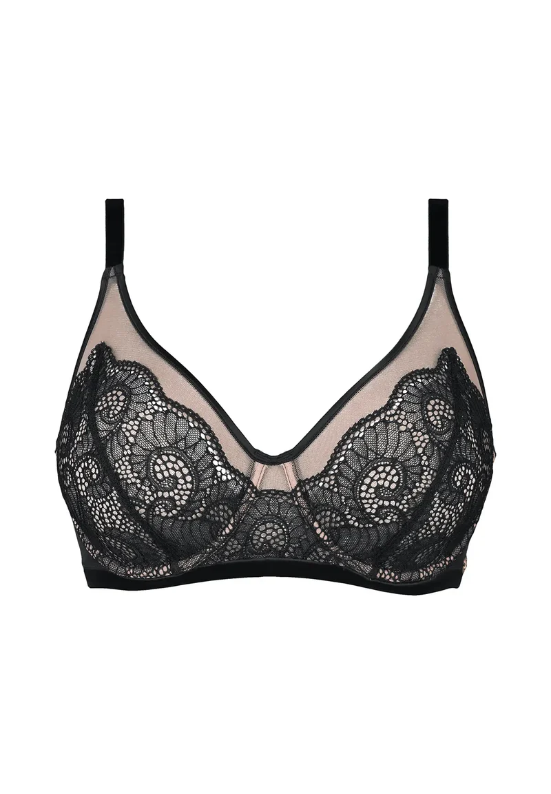 Soutien-gorge emboîtant Serena Noir / Peau