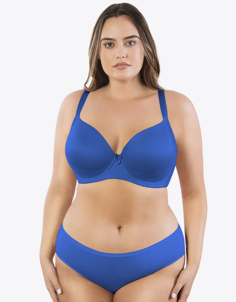 Parfait Casey Plunge T-Shirt Bra Nautical Blue