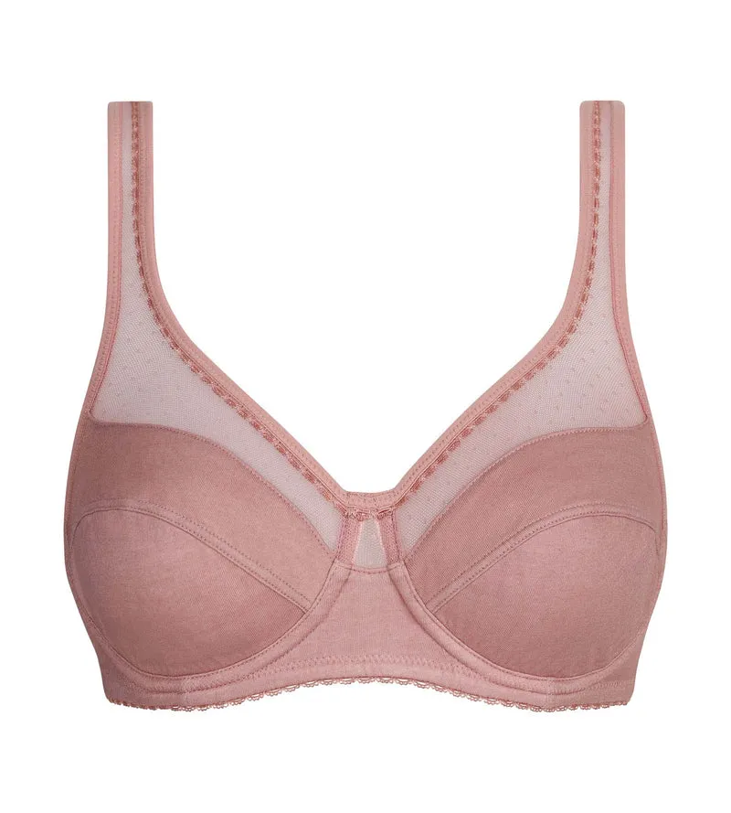 Soutien-gorge emboîtant avec armatures Rose Generous Coton Bio
