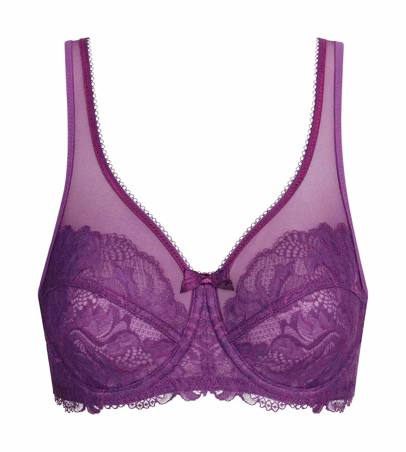 Soutien-Gorge emboîtant Violet en dentelle Generous Essentiel