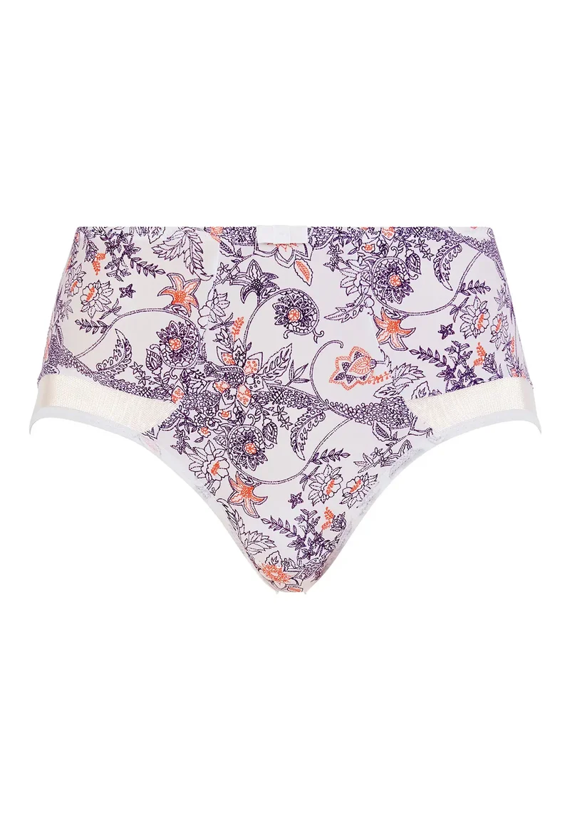 Shorty Complice Imprimé Paisley Mûre et Mandarine