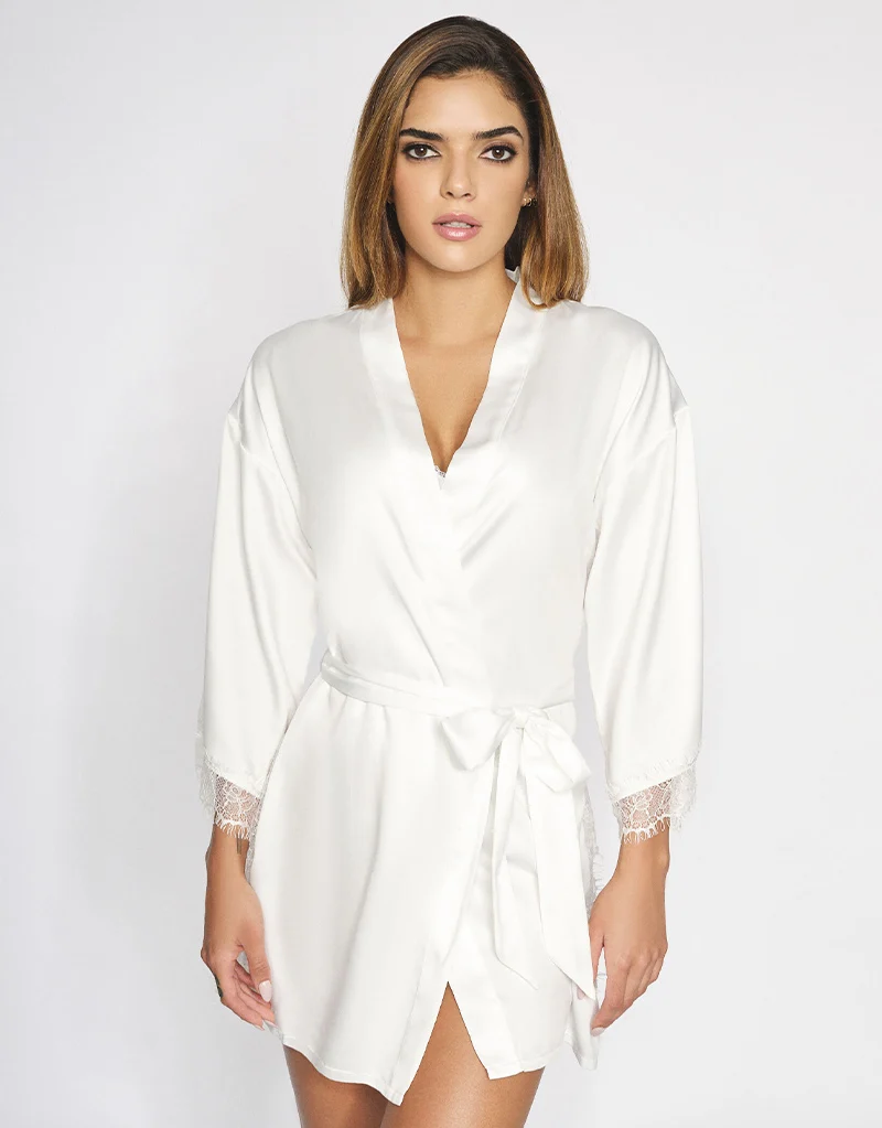 Ann Summers Cherryann Sustainable Robe Ivory