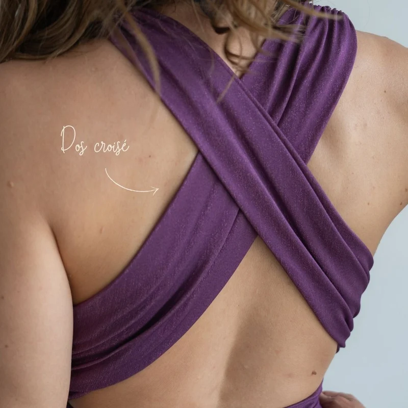 Maillot menstruel Prune 1 pièce Diane