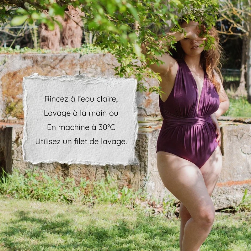 Maillot menstruel Prune 1 pièce Diane