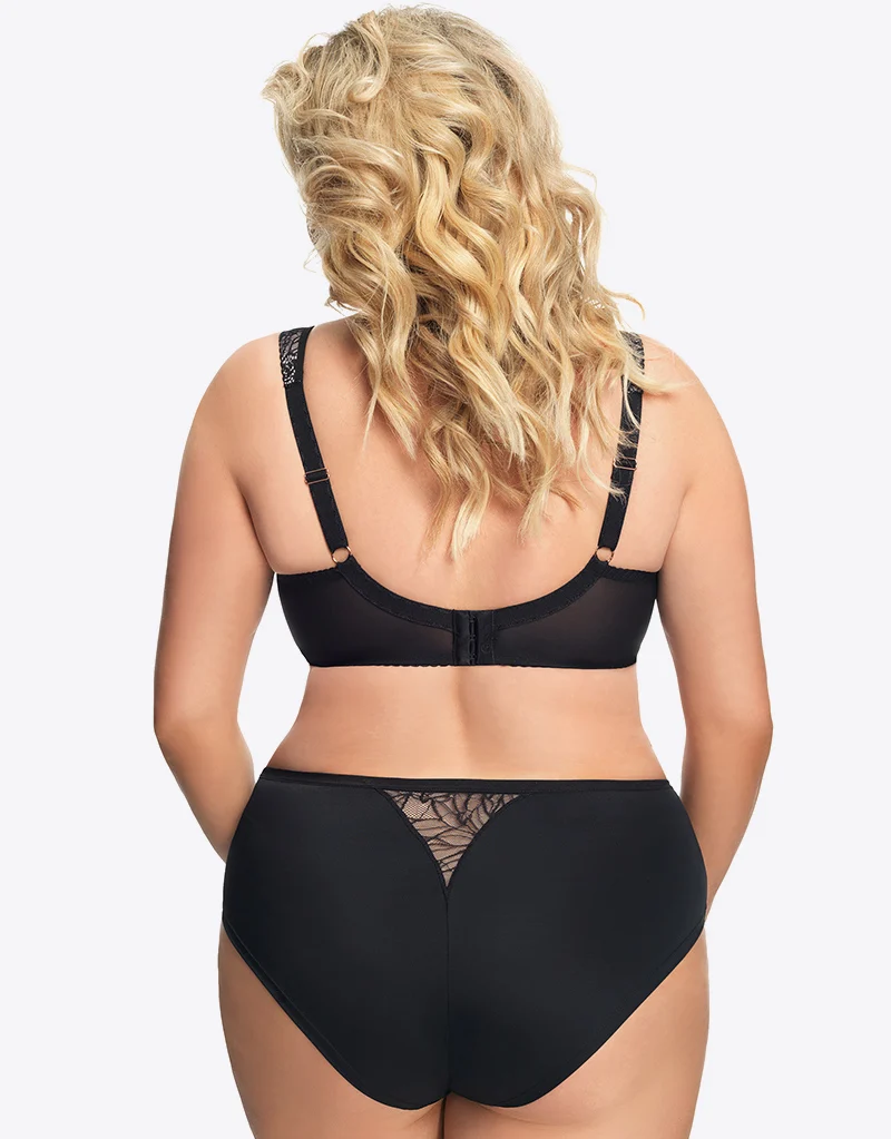 Gorsenia Venezia Balconette Bra Black