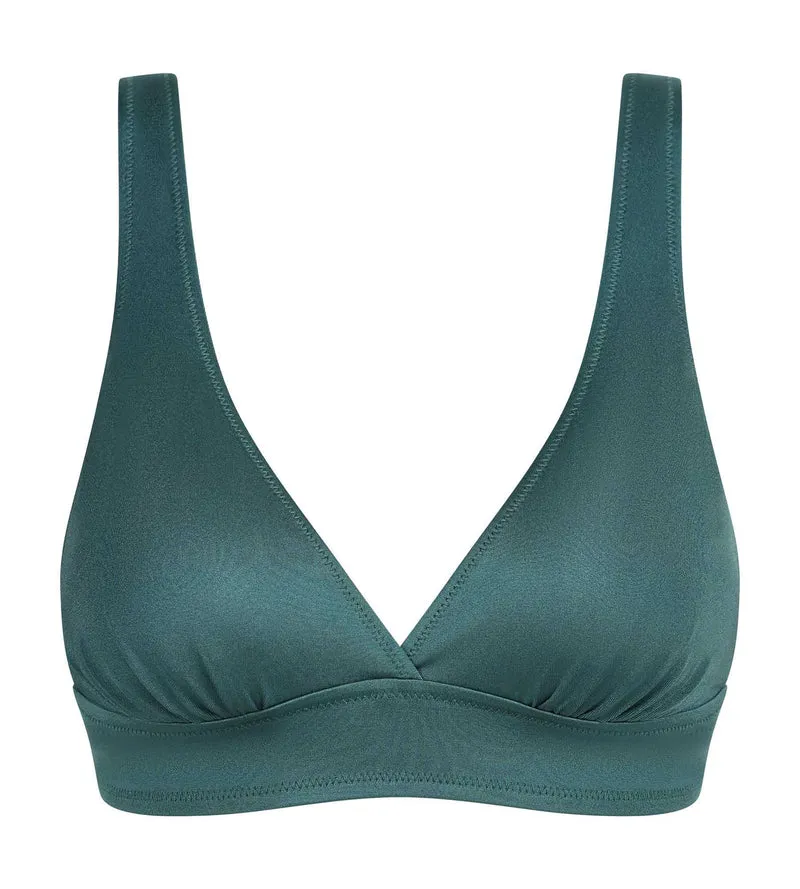 Haut de maillot de bain bandeau femme Émeraude Dim Swimwear