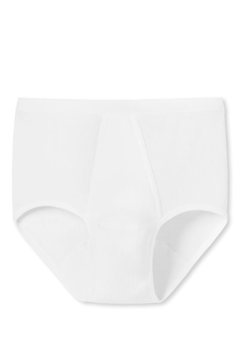 Slip Doppelripp mit Eingriff Weiss - Original Classics