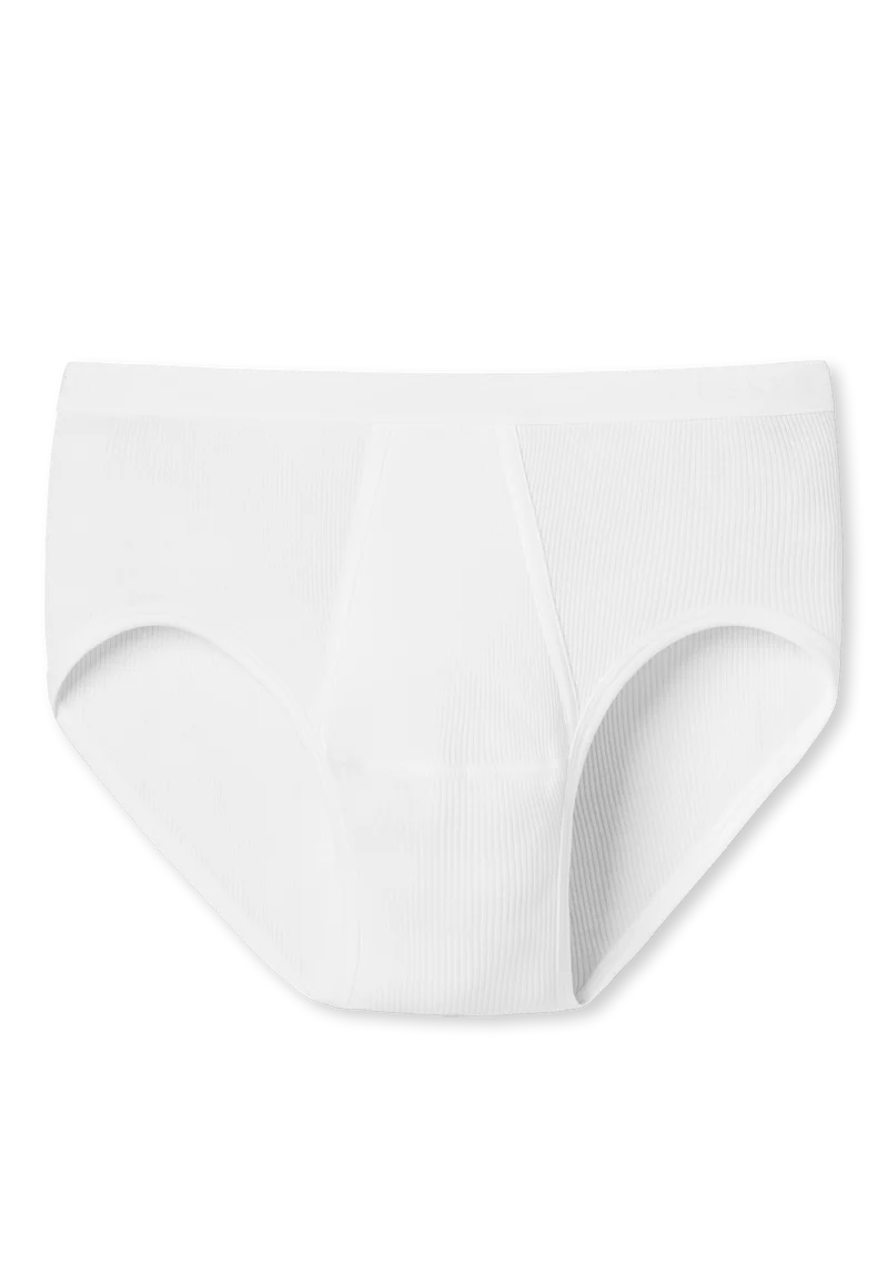 Slip Doppelripp mit Eingriff Weiss - Original Classics