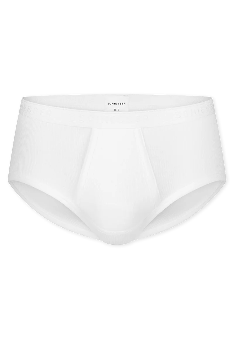 Slip Doppelripp mit Eingriff Weiss - Original Classics