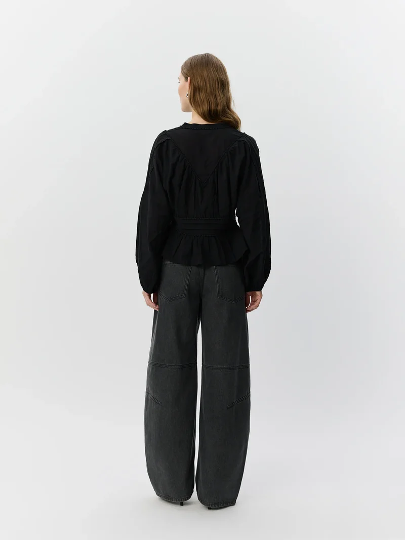 Blouse Lou à taille marquée