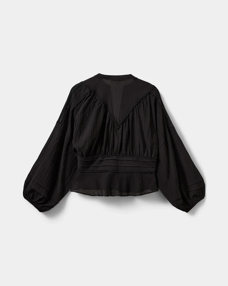 Blouse Lou à taille marquée