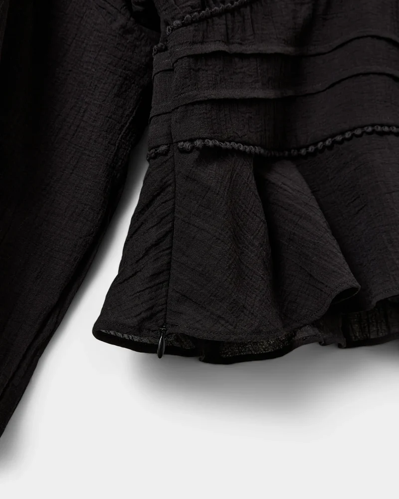 Blouse Lou à taille marquée