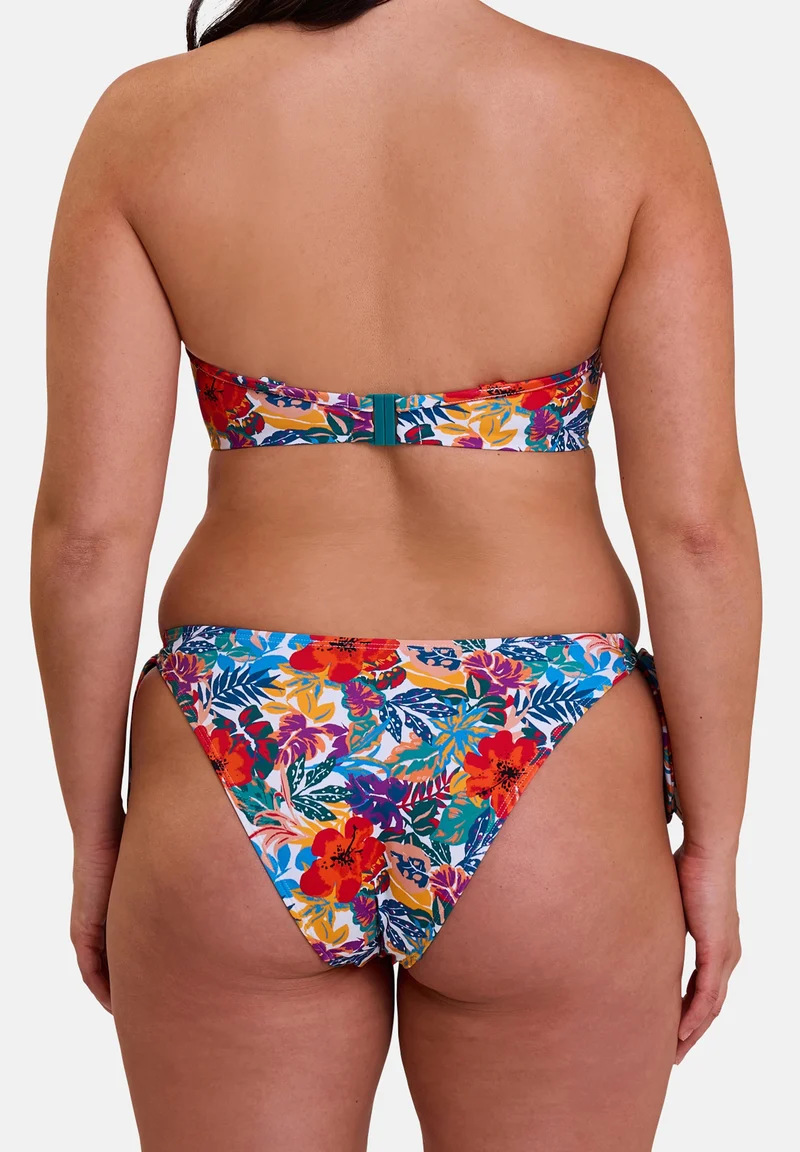 Haut de maillot de bain bandeau Curaçao Imprimé Tropical Multicolore