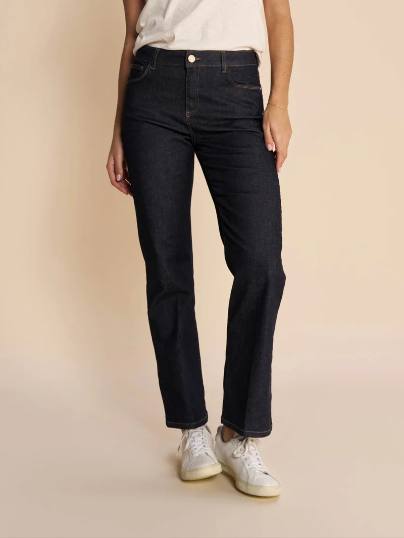 Jeans droit à taille mi-haute Cecilia Cover