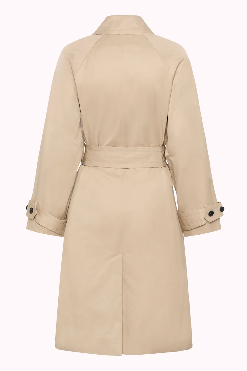 Manteau trench à col montant Hinona