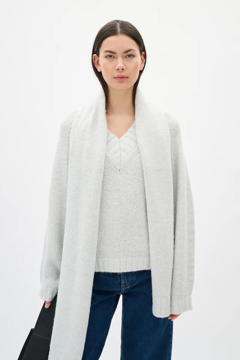 Pull scintillant avec col V Troa
