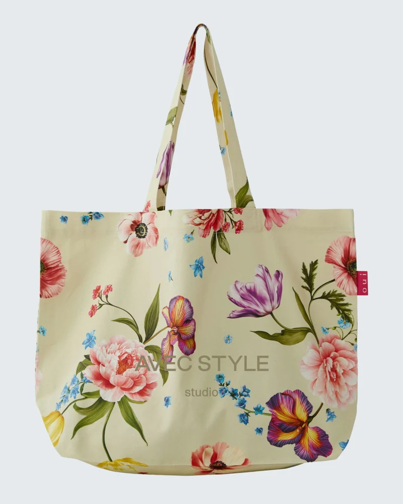 Sac fleuri Oui x AVEC STYLE studio