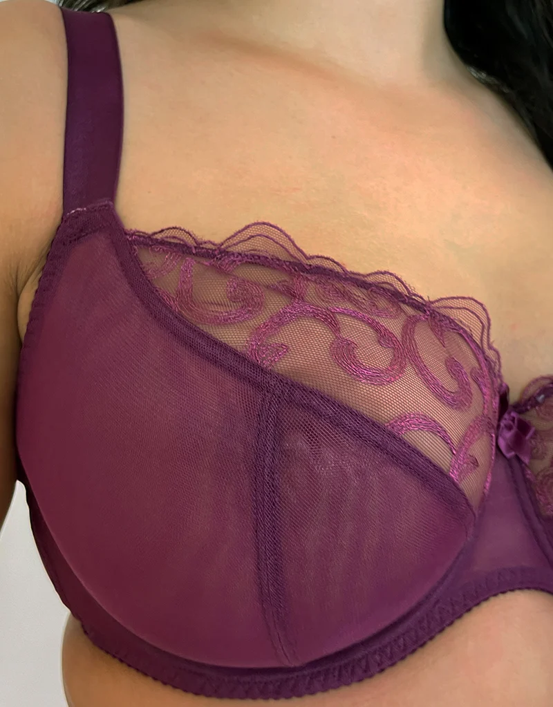 Flirtelle Alice Balcony Bra Plum