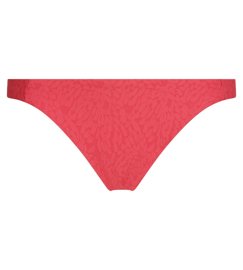 Bas de maillot de bain culotte midi motif Hibiscus Dim Swimwear