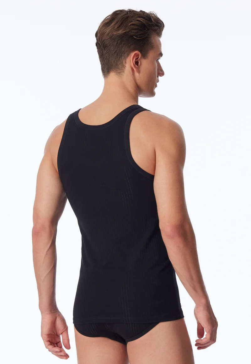 Tank Top 2er-Pack Schwarz - Authentic