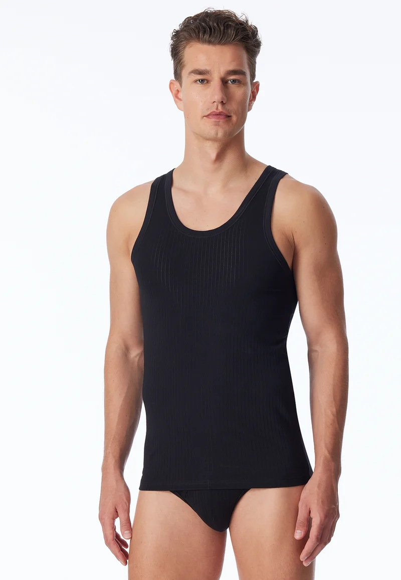Tank Top 2er-Pack Schwarz - Authentic