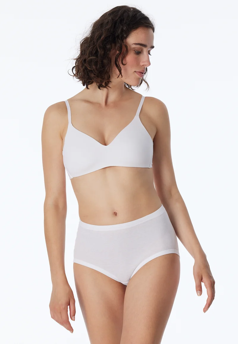 High Waist Slip Feinripp 2er-Pack Weiss - Original Feinripp