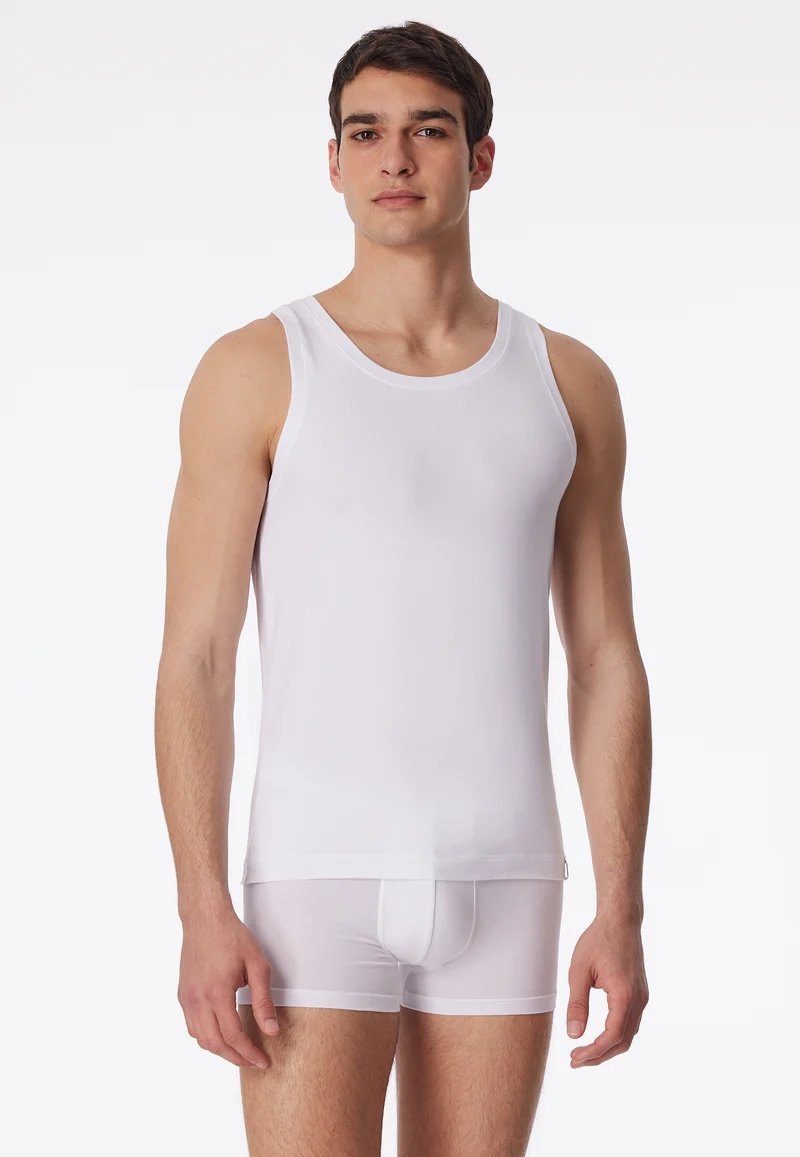 Tank Top Weiss - Long Life Soft