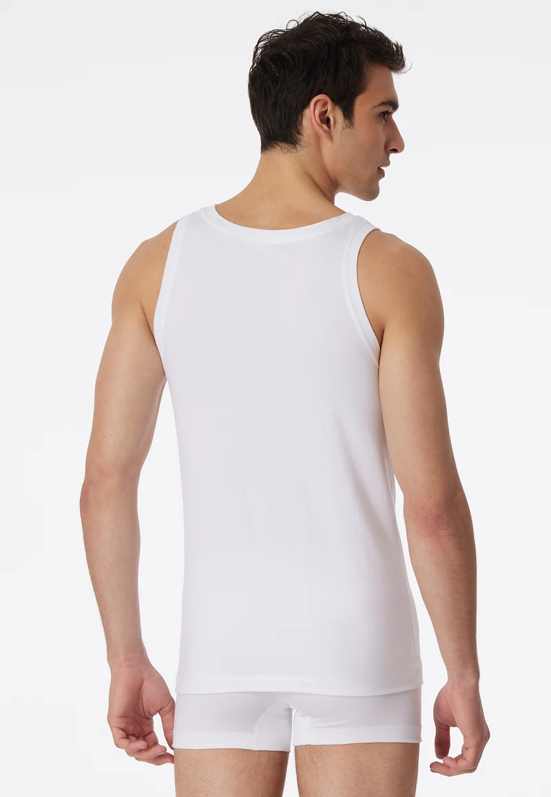 Tank Top Weiss - Long Life Cotton