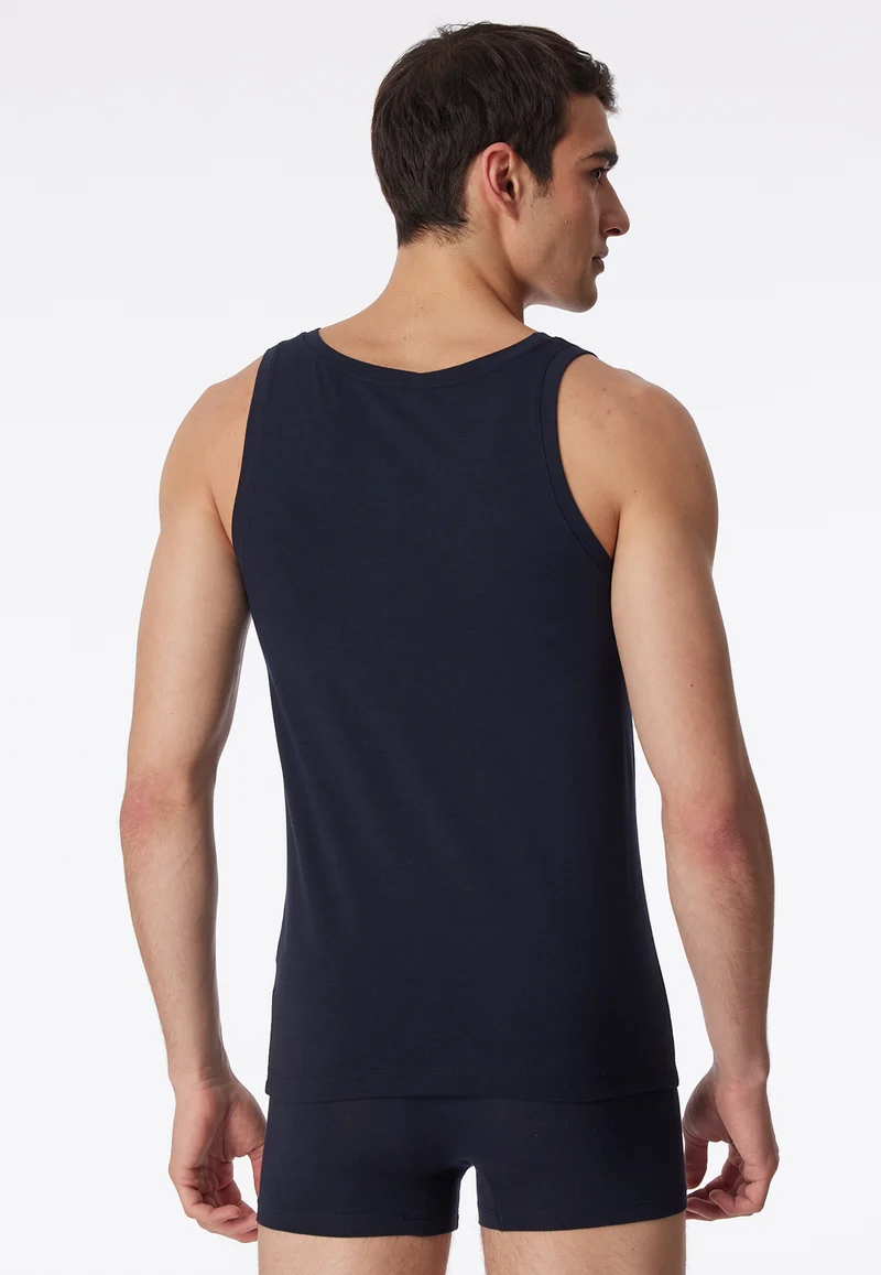 Tank Top Dunkelblau - Long Life Soft