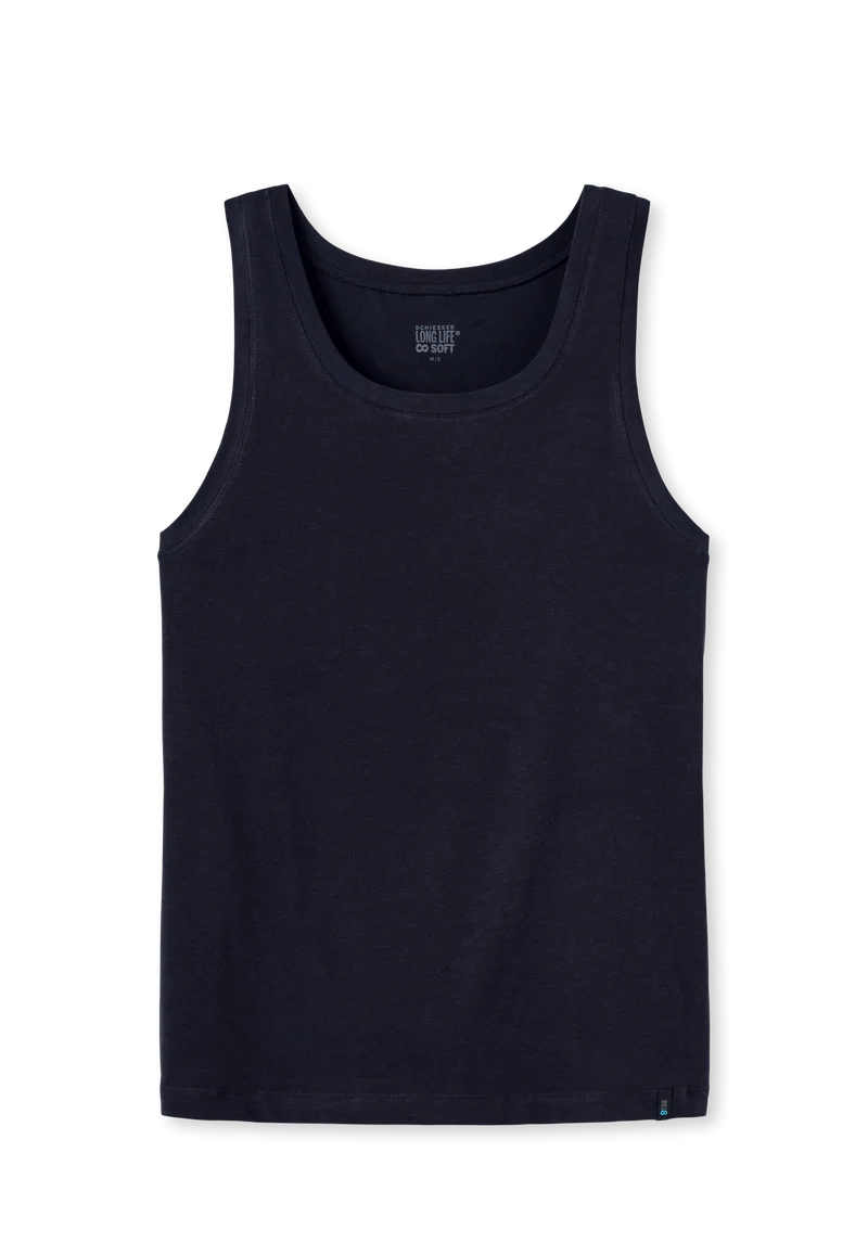 Tank Top Dunkelblau - Long Life Soft