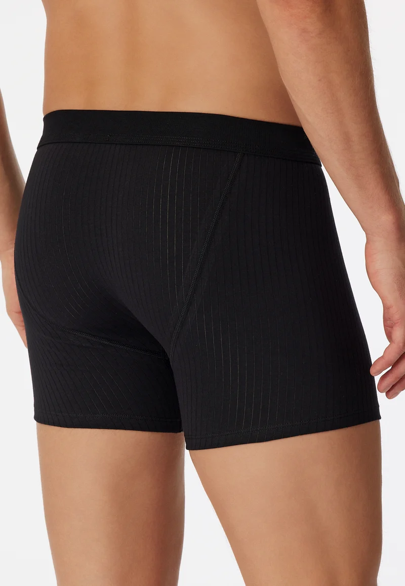 Enge Boxershorts mit Eingriff 2er-Pack Schwarz - Authentic