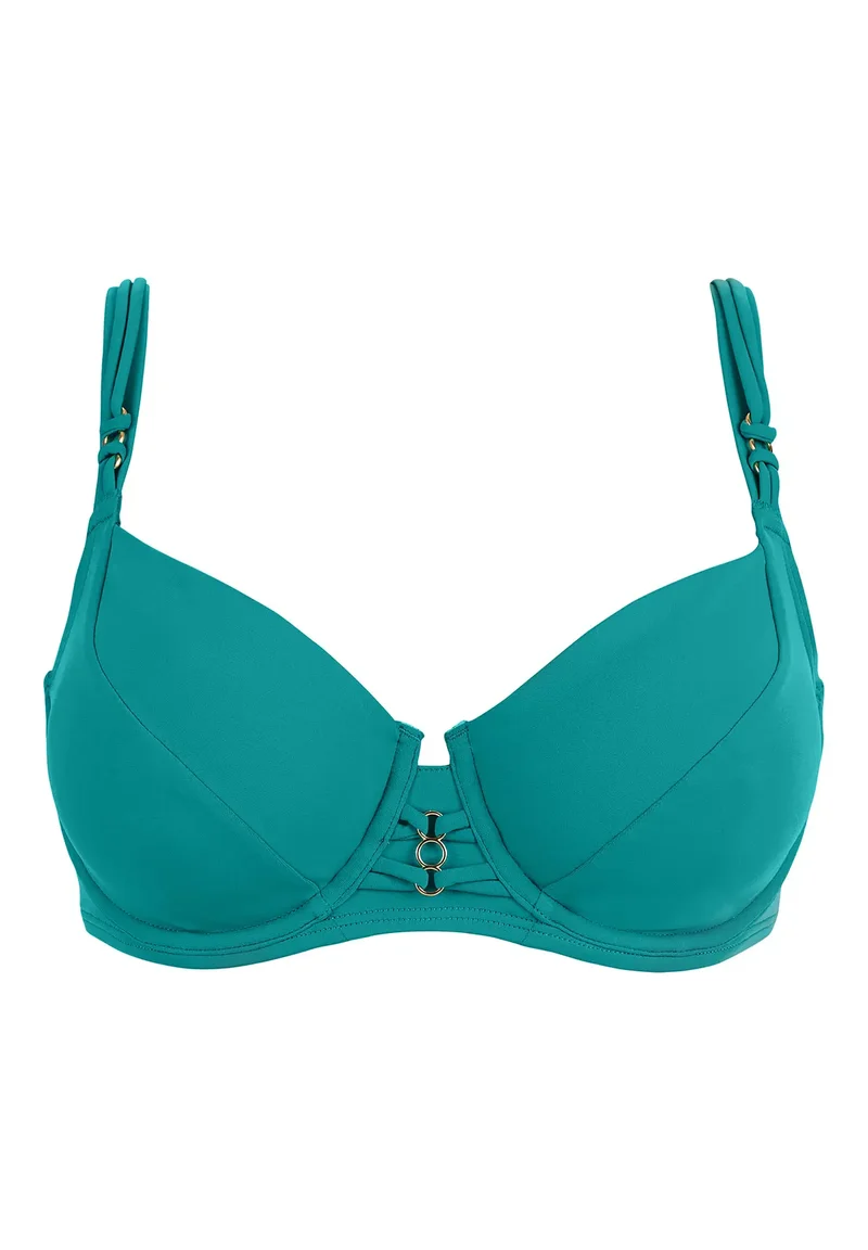 Haut de maillot de bain avec armatures Moorea Bleu Gazon
