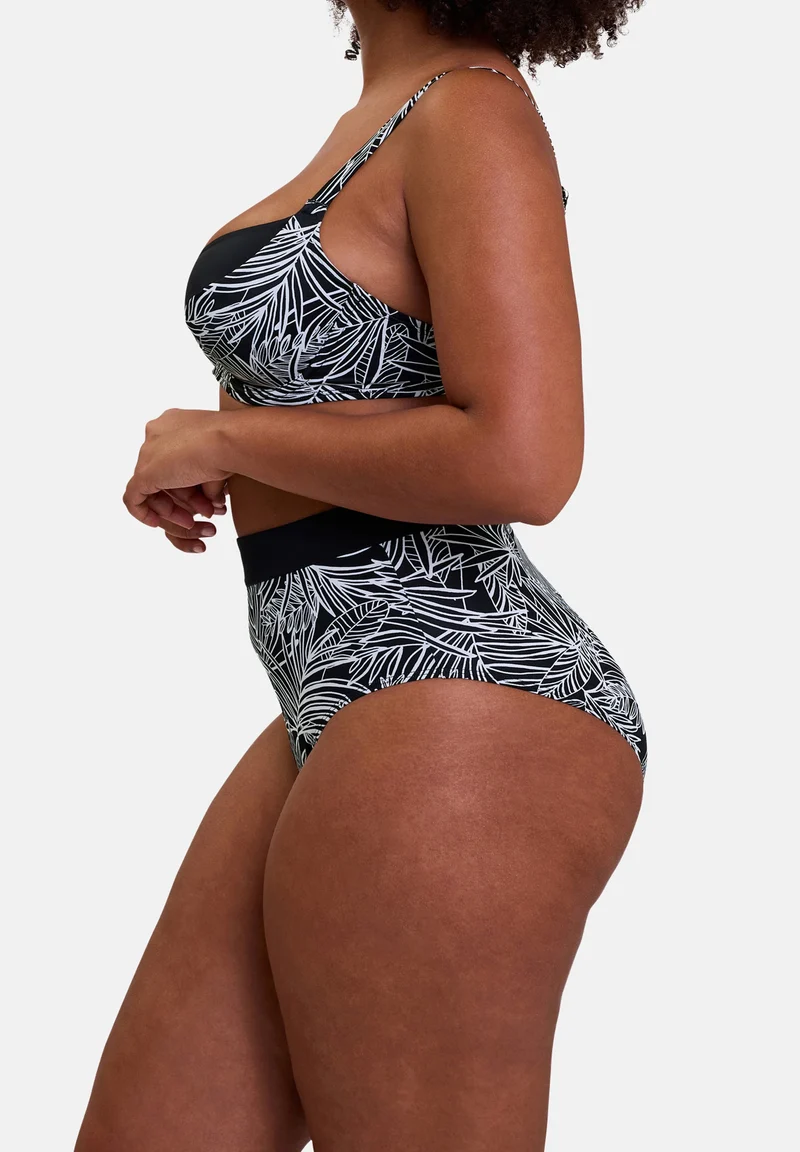 Haut de maillot de bain avec armatures Seychelles Imprimé Palmier Graphique