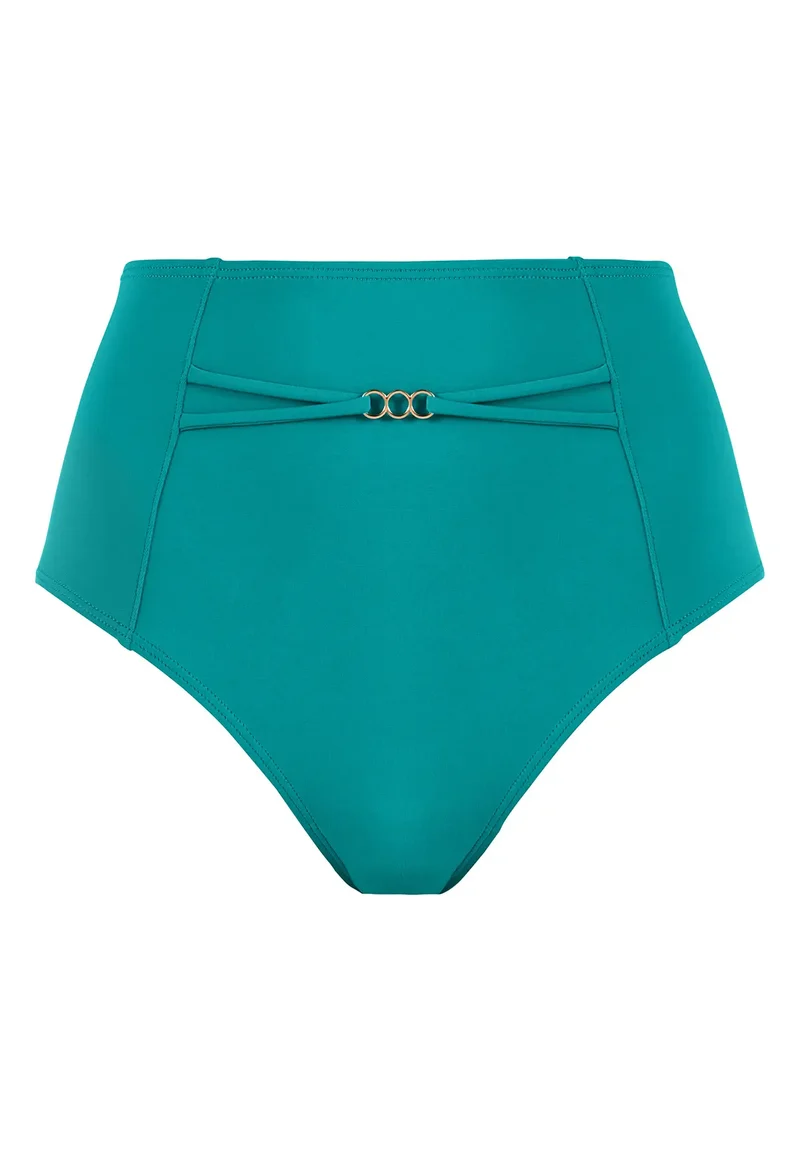 Culotte haute de bain Moorea Bleu Gazon