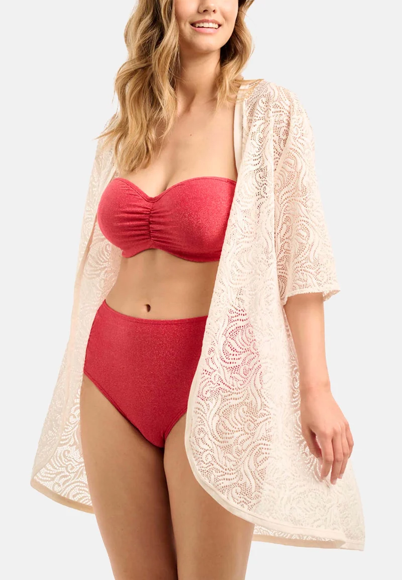 Tunique de plage Cover Up Ivoire