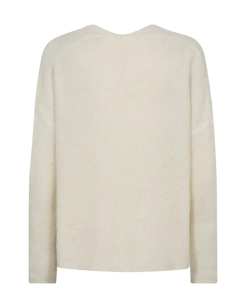 Pull en laine avec col V Thora