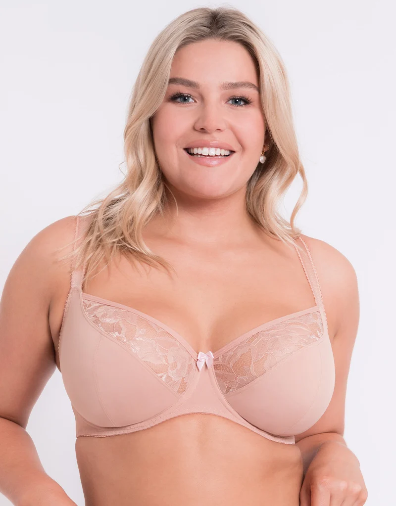Curvy Kate Drama Queen Balcony Bra Latte