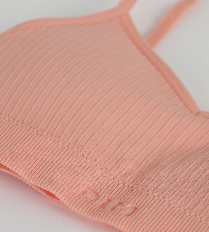 Brassière fille sans couture en microfibre Corail Dim