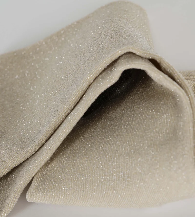 Chaussettes femme en lurex Ébène Dim Mode