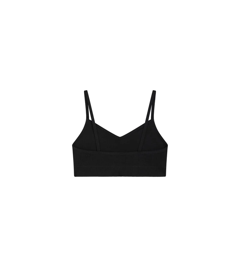 Brassière fille sans couture en microfibre Noir Dim